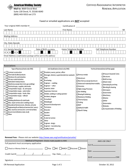 8674164-fillable-american-welding-society-renewal-form-aws