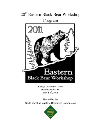 86920827-20th-eastern-black-bear-workshop-program-easternblackbearworkshop