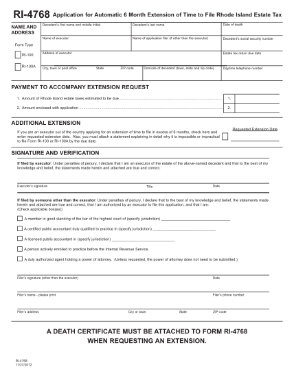 8732048-a-death-certificate-must-be-attached-to-form-ri-4768-tax-ri
