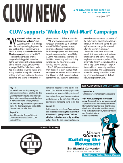8756998-cluw-supports-amp39wake-up-wal-martamp39-campaign-coalition-of-labor