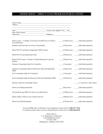 87845544-order-sheet-direct-loan-program-publications-ifap-us-ifap-ed
