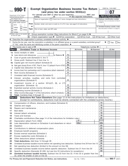 8797118-2007-form-990-t-fill-in-capable-exempt-organization-business-income-tax-return