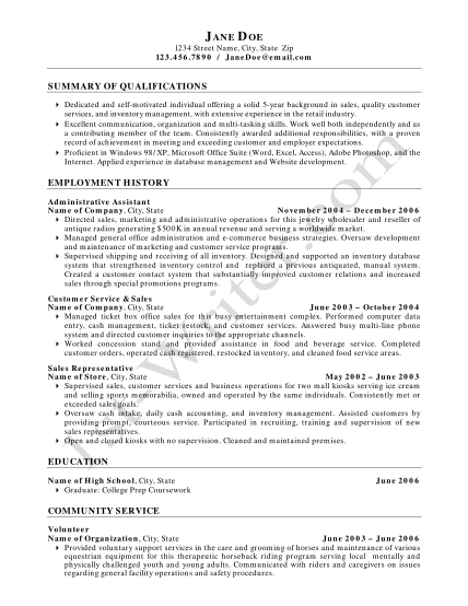 8829657-example-high-school-graduate-resume-1st-writercom