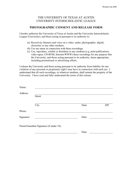 8838292-fillable-uil-coach-photographic-release-form-uiltexas