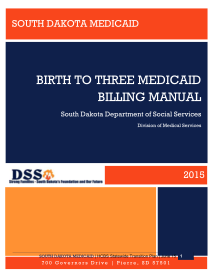 88457223-birth-to-three-medicaid-billing-manual-south-dakota-department-of-social-services-doe-sd