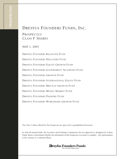 88629785-dreyfus-founders-funds-inc-sec-sec