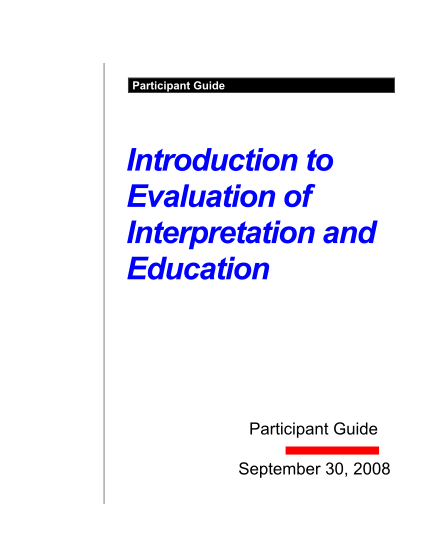88707524-introduction-to-evaluation-of-interpretation-and-education-nps
