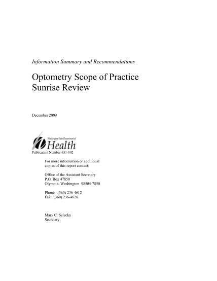 88761820-optometry-scope-of-practice-sunrise-review-sunrise-review-of-proposal-to-increase-optometry-scope-of-practice-doh-wa