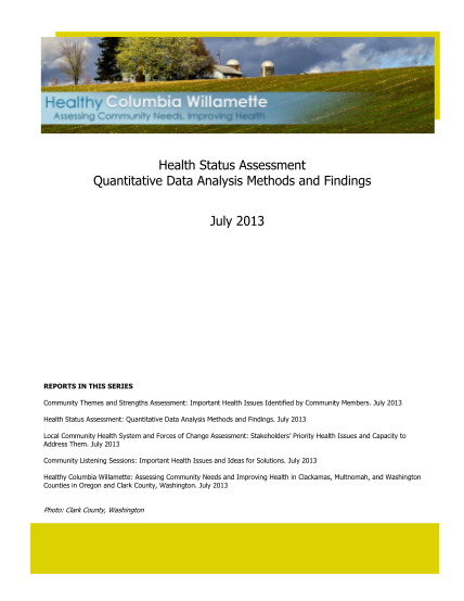 88831923-health-status-assessment-report-2-of-5doc-clark-wa