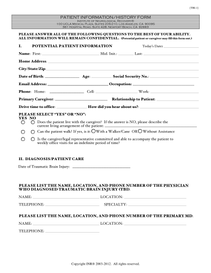 8890551-fillable-patient-history-form-for-tbi