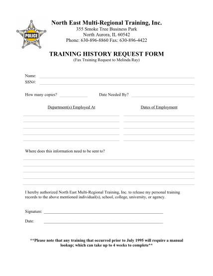 8899241-individual-training-history-request-form-north-east-multi