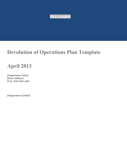 89091211-devolution-of-operations-plan-template-april-2013-federal-fema