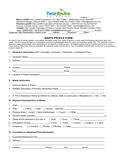 8926595-fillable-waste-profile-template-pdf-fillable-form