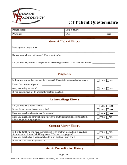 108 Patient History Form Page 2 Free To Edit Download And Print Cocodoc 4460