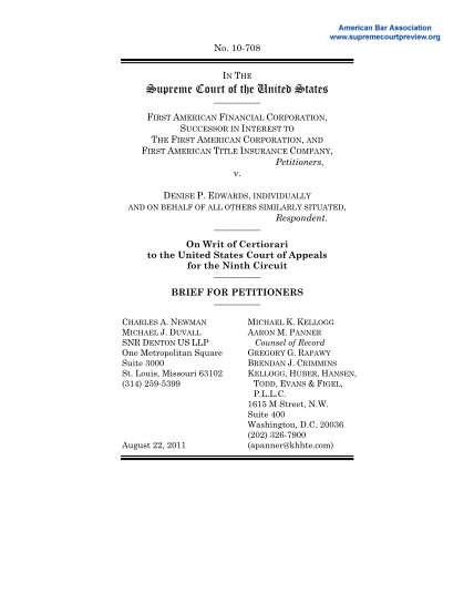 8955776-brief-of-petitioner-for-first-american-financial-corporation-v-americanbar