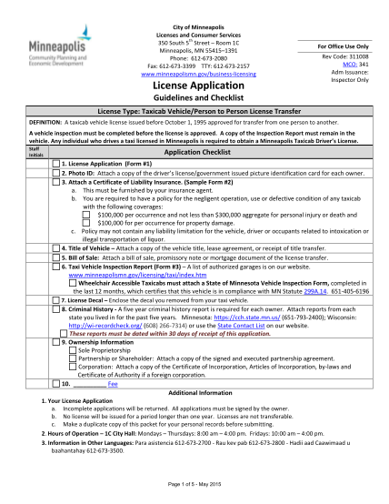 90736697-govbusiness-licensing-license-application-for-office-use-only-rev-code-311008-mco-341-adm-issuance-inspector-only-guidelines-and-checklist-license-type-taxicab-vehicleperson-to-person-license-transfer-definition-a-taxicab-vehicle