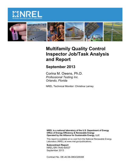 91263493-multifamily-quality-control-inspector-jobtask-analysis-and-report-nrel