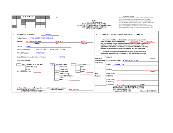 91263560-fair-acres-nursing-home-2003-0027367-illinois-department-of-hfs-illinois