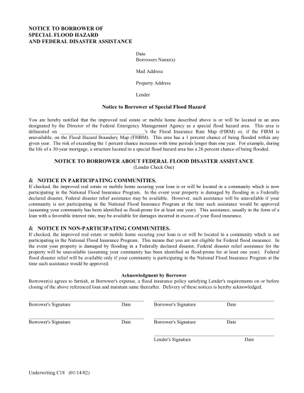 91387-fillable-notice-to-borrower-of-special-flood-hazard-form