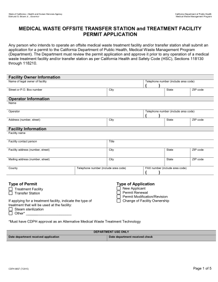 91429197-medical-waste-facility-permit-application-california-department-of-cdph-ca