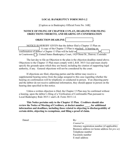 92173197-local-bankruptcy-form-3015-12-notice-of-filing-of-chapter-13-plan-cob-uscourts