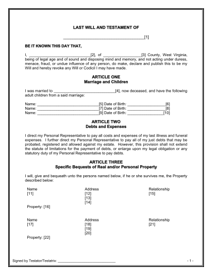 19 codicil to last will and testament forms page 2 - Free to Edit ...