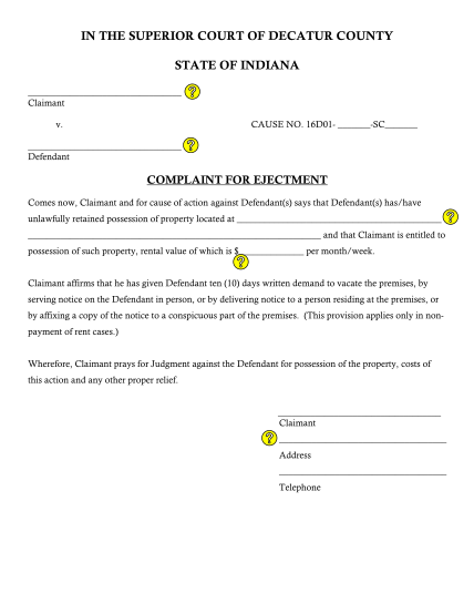118 Printable Eviction Notice Form page 5 Free to Edit Download
