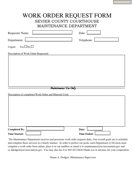 92 Work Order Forms page 3 - Free to Edit, Download & Print | CocoDoc