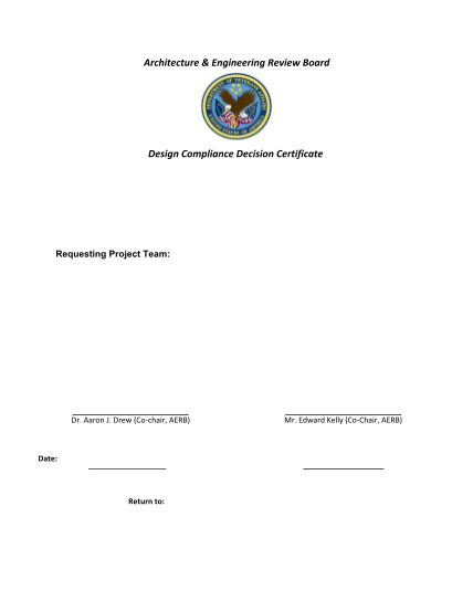 94466019-architecture-and-engineering-review-board-design-compliance-decision-certificate-template-va