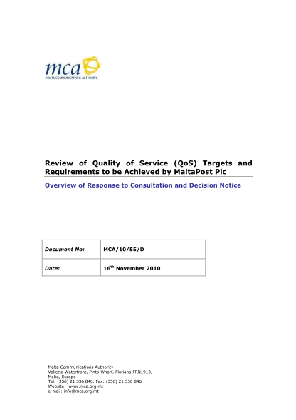 95011667-draft-decision-notice-qos-review-2010-malta-communications