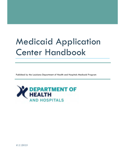 95286430-medicaid-application-center-handbook-dhh-louisiana