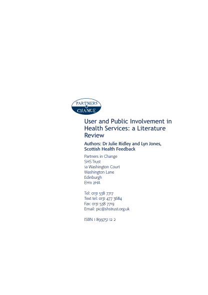 95478119-user-and-public-involvement-in-health-services-a-literature-review