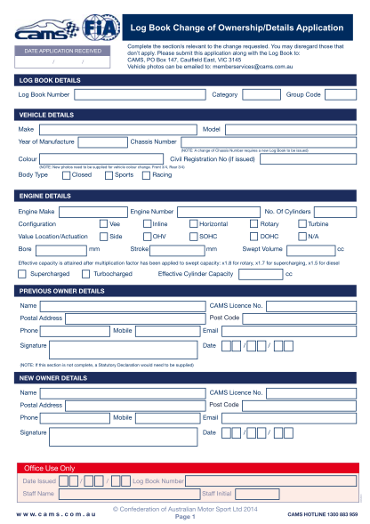 95532878-log-book-change-of-ownershipdetails-application-form-cams