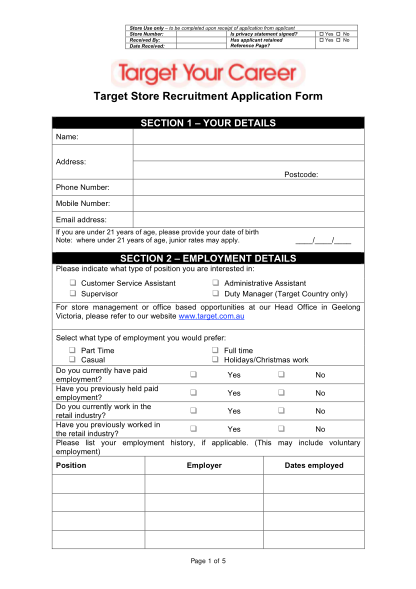 95702223-store-recruitment-application-form-target-australia