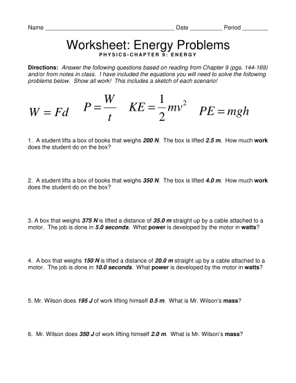 95794212-worksheet-ch9-energy-problemsdoc