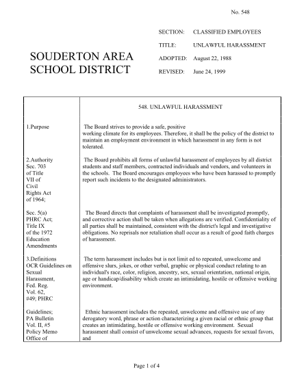 95817297-548-section-title-souderton-area-school-district-classified-employees-unlawful-harassment-adopted-august-22-1988-revised-june-24-1999-548-soudertonsd