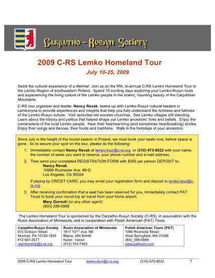 96390982-2009-lemko-homeland-tour-brochure-03-01-09-1-carpatho-carpathorusynsociety