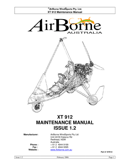 97002160-xt-912-maintenance-manual-issue-12-airborne-australia
