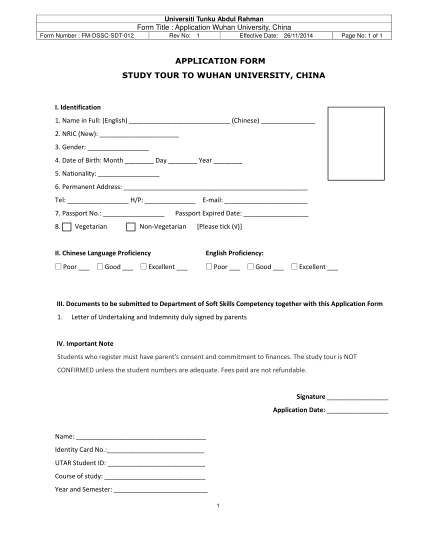 97059588-application-form-study-tour-to-wuhan-university-china-universiti