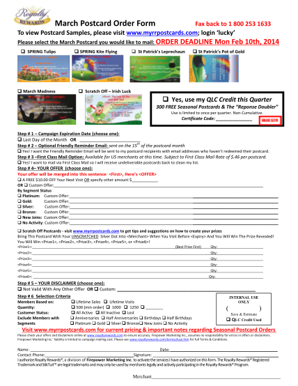 97086634-march-postcard-order-form-royalty-rewards-loyalty-program