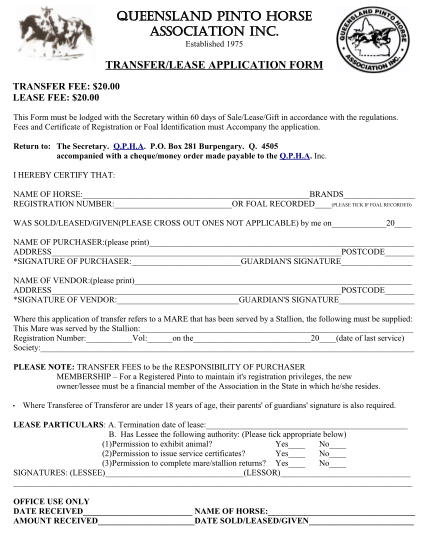 97459-qpha-transfer-and-lease-20form-qpha-transfer-and-lease-form--pdf---queensland-pinto-horse--lease-applications-and-forms