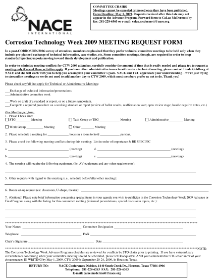 97663653-corrosion-technology-week-2009-meeting-request-form-events-nace