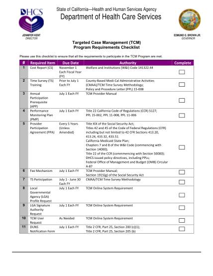 97877019-program-checklist-california-department-of-health-care-services-dhcs-ca