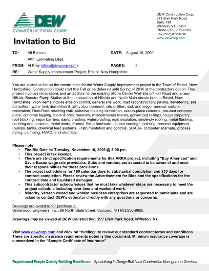 97880788-invitation-to-bid-dew-construction-corp