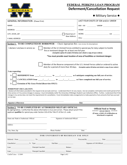 98503703-federal-perkins-loan-program-defermentcancellation-request-ecsi