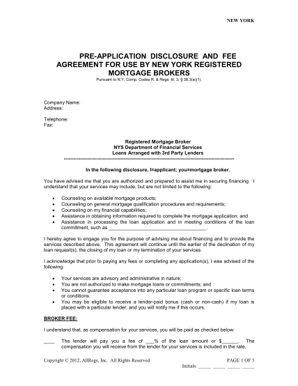 98623198-pre-application-disclosure-and-fee-agreement-for-use-by-new-york-registered-mortgage-brokers