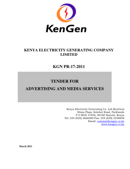 99489217-kenya-electricity-generating-company-limited-kgn-pr-17-2011-tender-for-advertising-and-media-services-kenya-electricity-generating-co