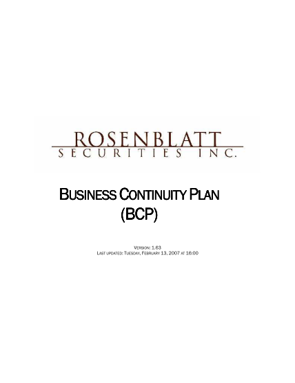 99644422-business-continuity-plan-rosenblatt-securities