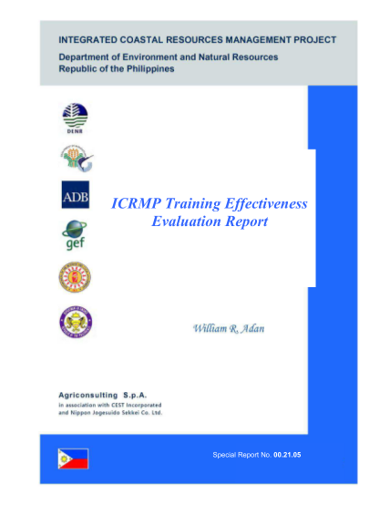 99760725-icrmp-training-effectiveness-evaluation-report-denr-icrmp-denr-gov