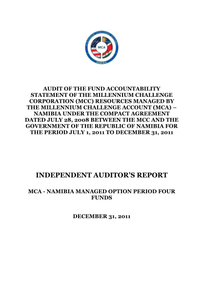 99881466-mca-namibia-audit-report-december-2011-millennium-challenge-mcanamibia
